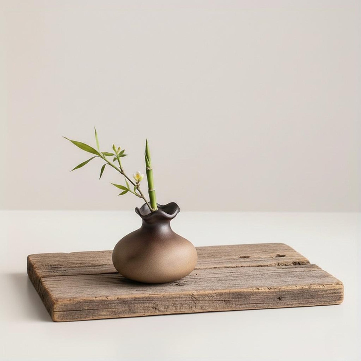 Stone Texture Wabi-Sabi Ceramic Vase
