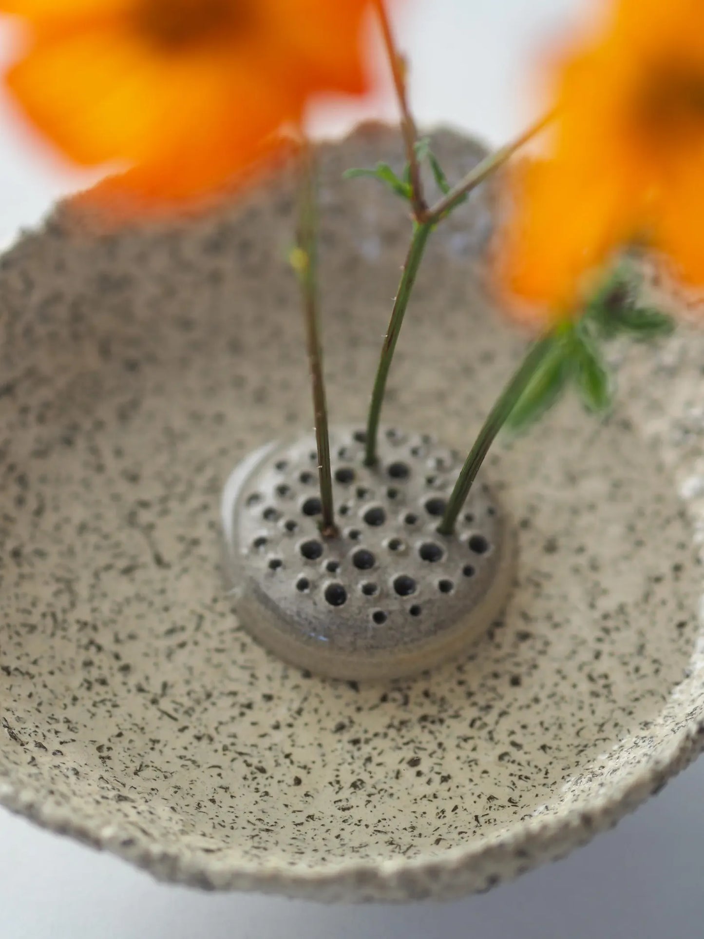 Handmade Ceramic Ikebana Bowl