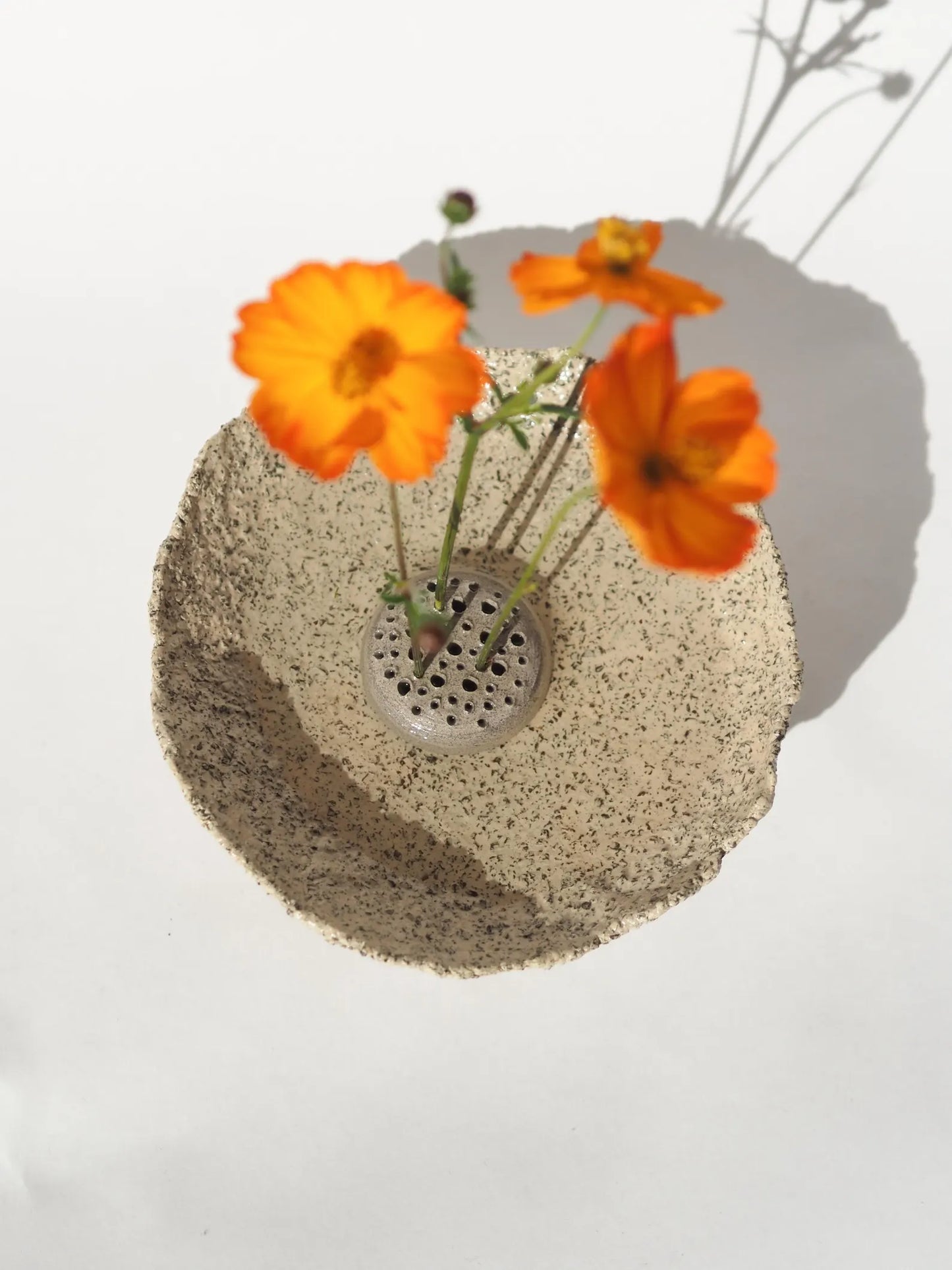 Handmade Ceramic Ikebana Bowl