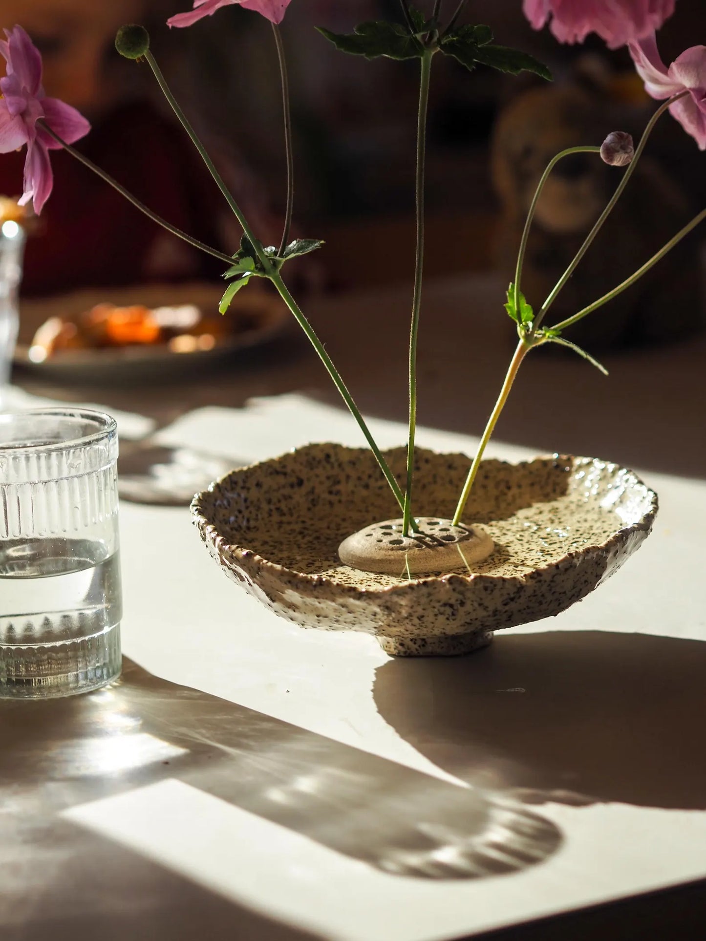 Handmade Ceramic Ikebana Bowl