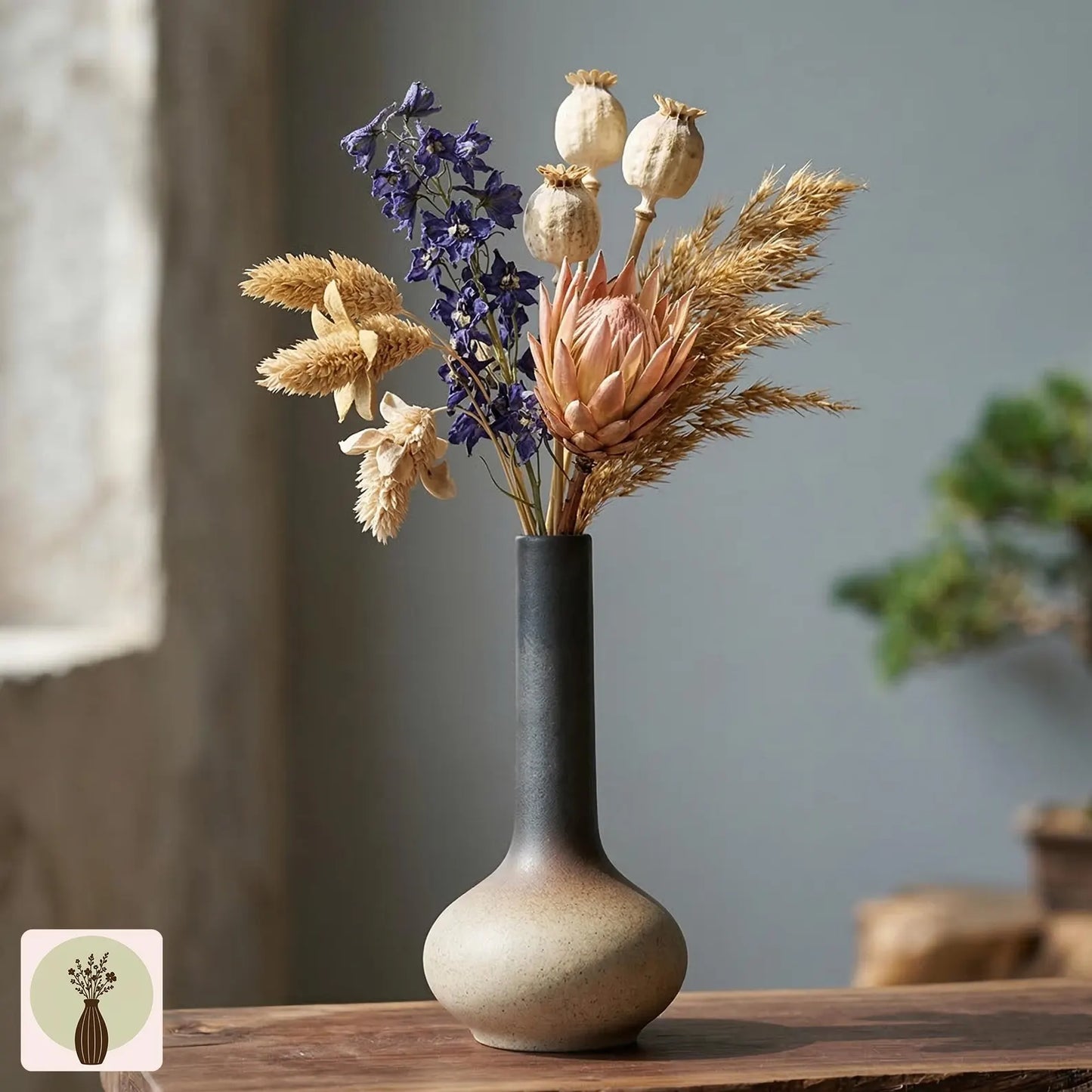 Wabi-Sabi Ceramic Bud Vase Set