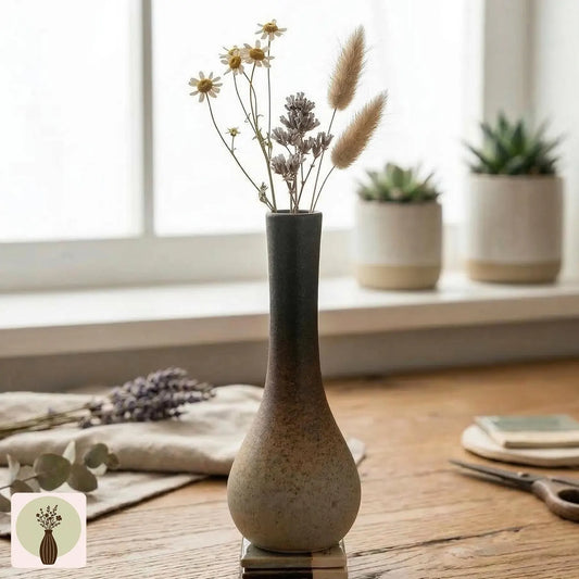Wabi-Sabi Ceramic Bud Vase Set
